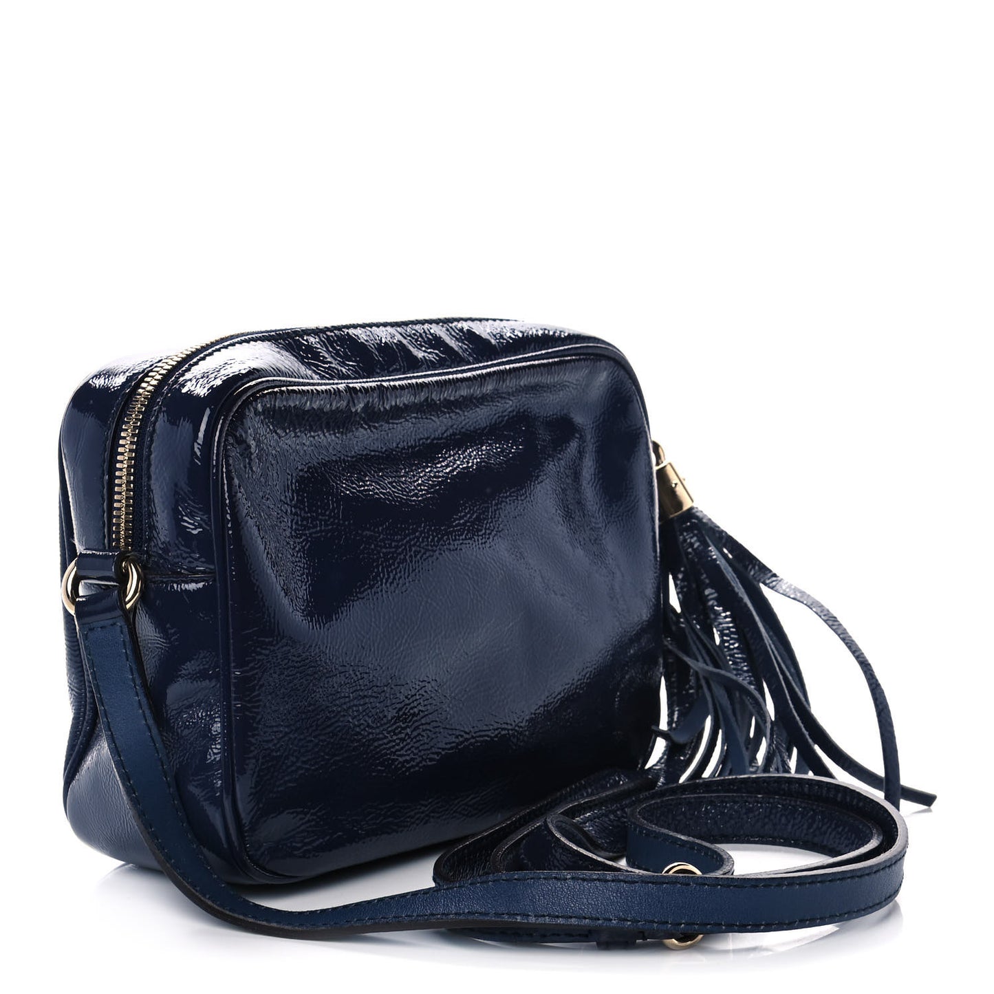 Vernice Naplack Small Soho Disco Bag Uniform Blue