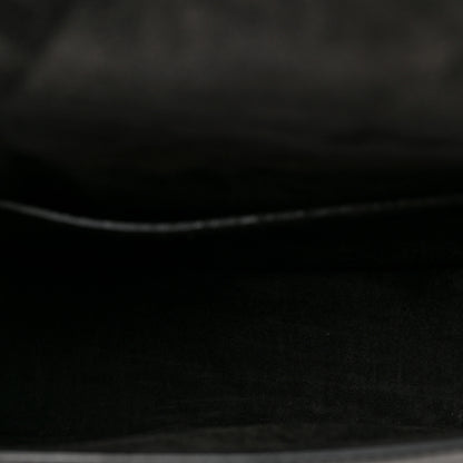 Celine Smooth Calfskin Cuir Triomphe Folco Crossbody Bag Black 4 of 8
