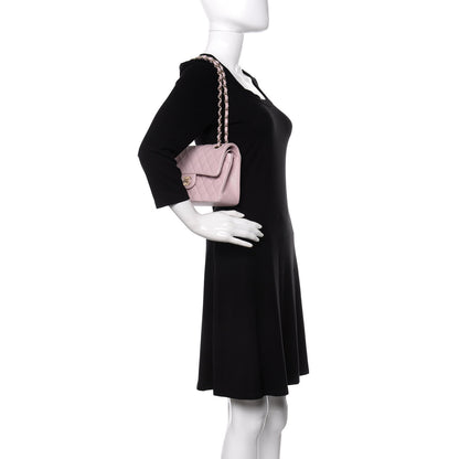 Chanel Caviar Quilted Small Double Flap Light Pink 2 of 10