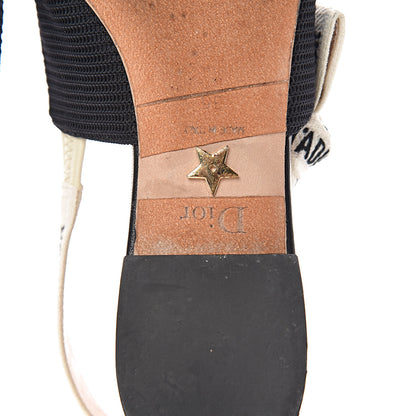 Christian Dior Technical Canvas Ribbon J'Adior Slingback Ballet Flats 35 Black 13 of 15