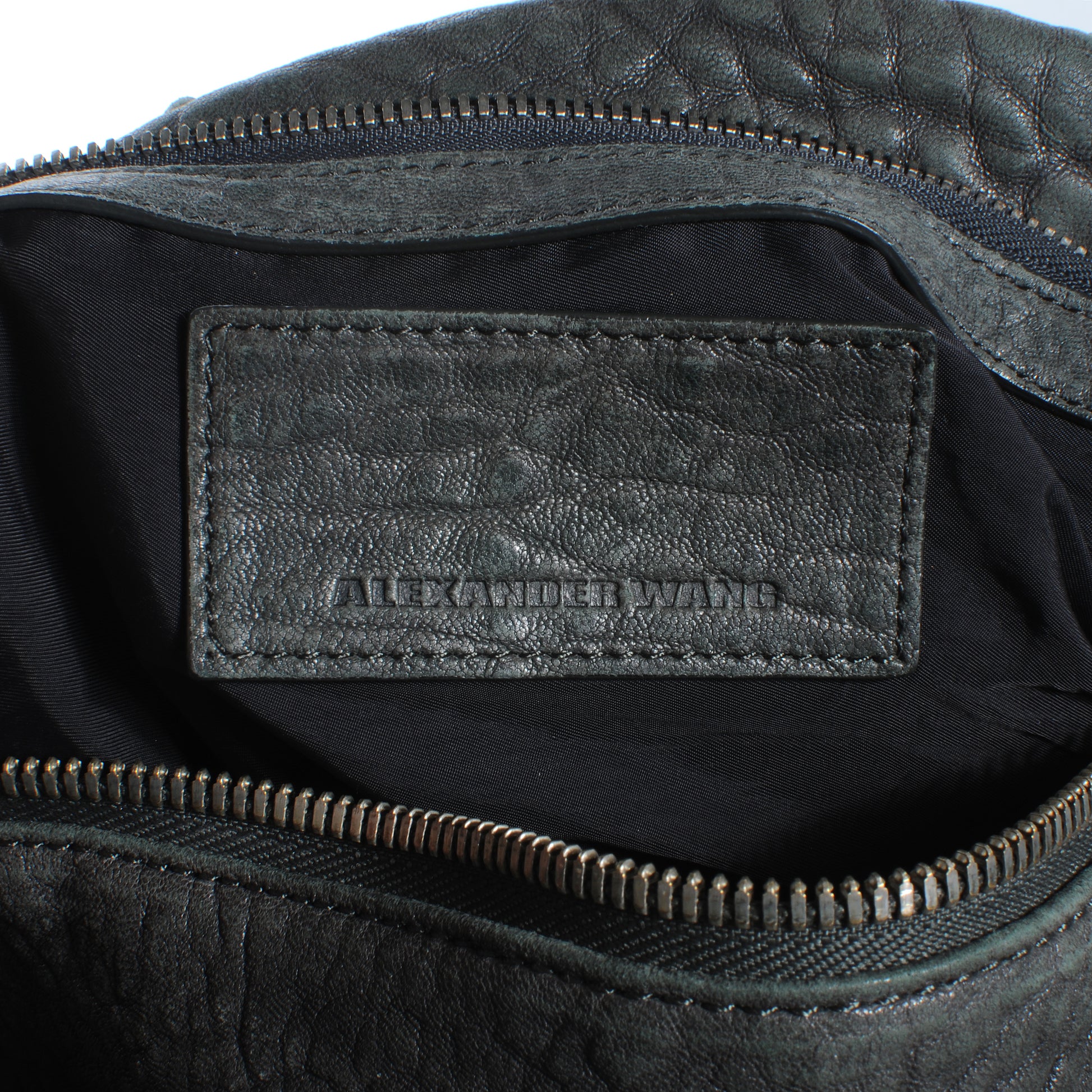 Alexander Wang Leather Rocco Duffel Grey 5 of 6