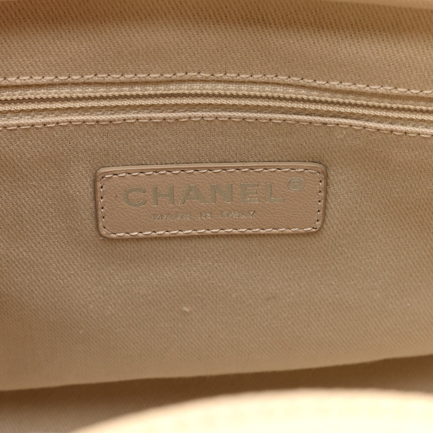 Chanel Woven Straw Caviar Tote Beige 6 of 12