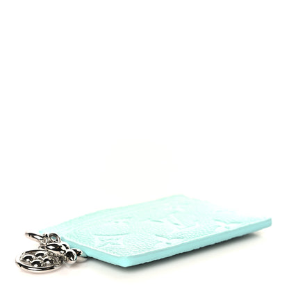 Louis Vuitton Empreinte Monogram LV Charms Card Holder Pearly Lagoon Turquoise 4 of 6