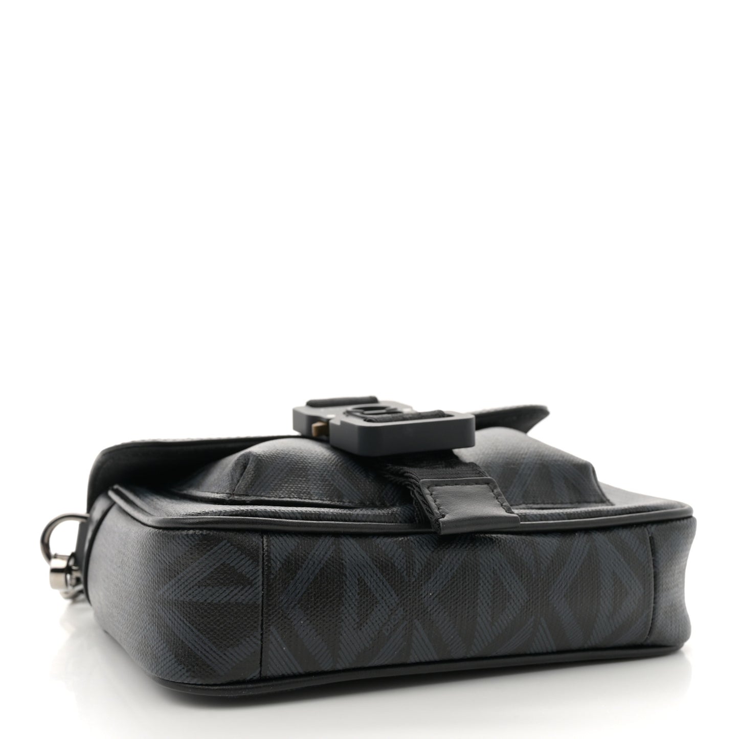 Coated Canvas CD Diamond Mini Hit The Road Bag Black