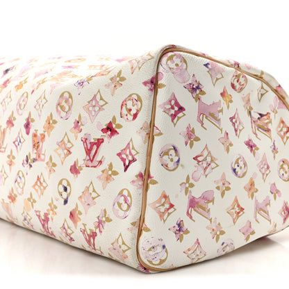 Louis Vuitton Watercolor Aquarelle Speedy 35 White 9 of 9