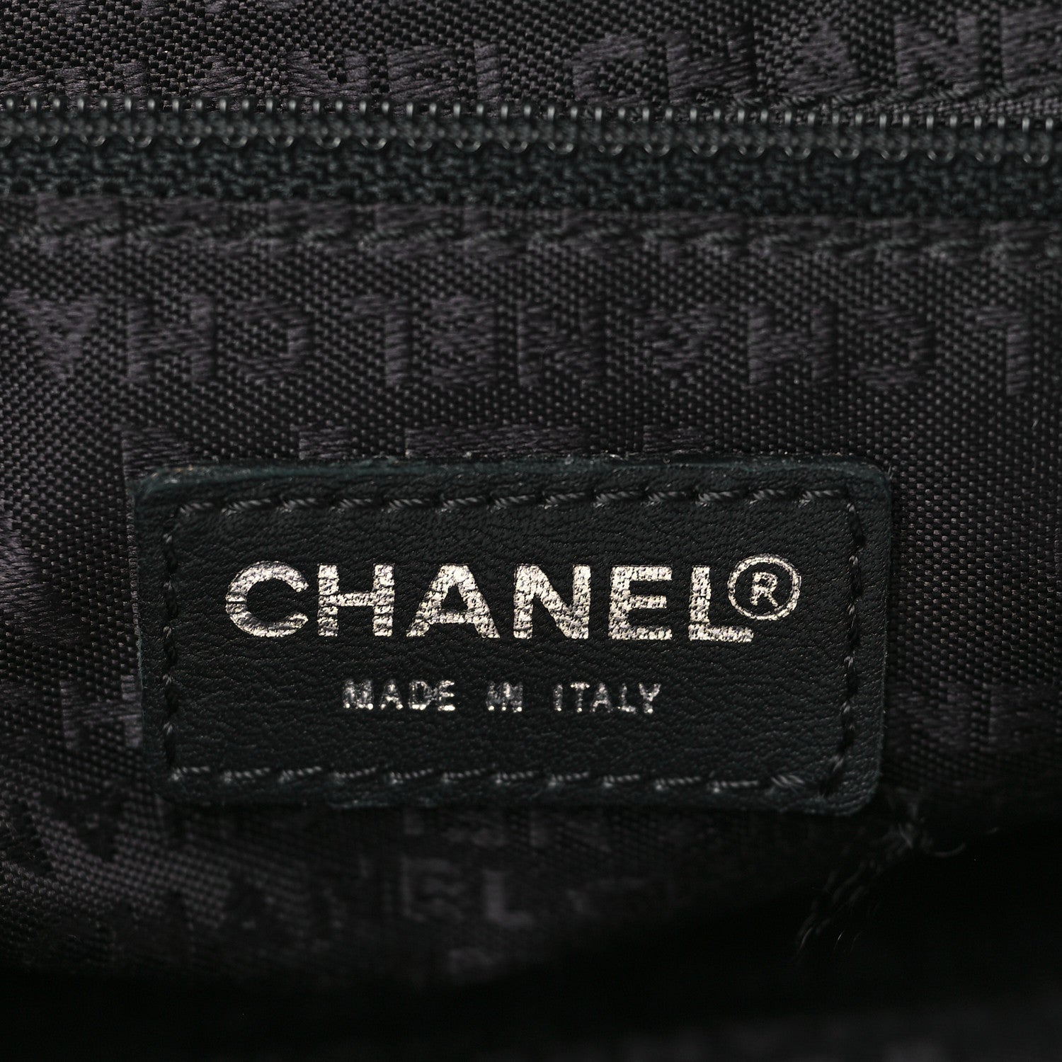 Chanel Tweed Chevron Medium Single Flap Black White 6 of 9