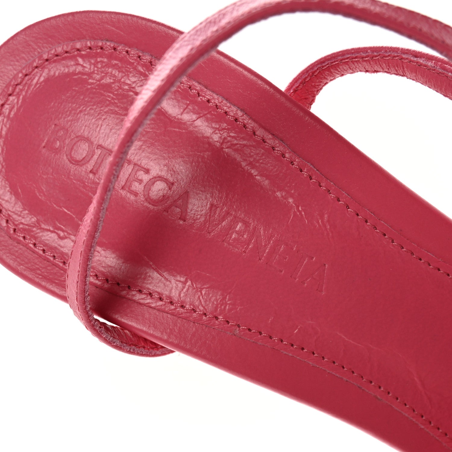Bottega Veneta Crush Calfskin The Line 90mm Sandals 36.5 Milkshake 9 of 9