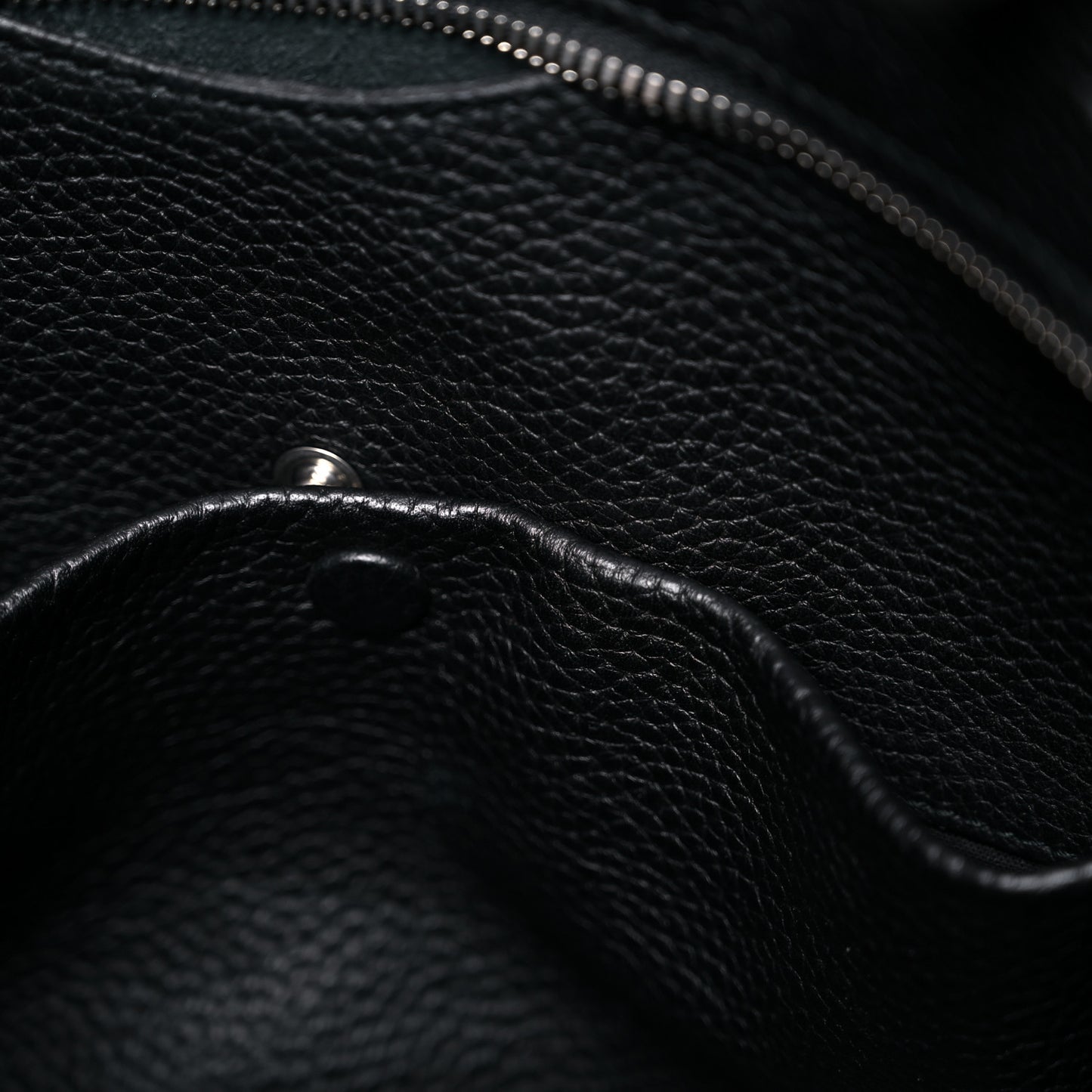 Veau Grana Perforated Blackout Hardware City Black