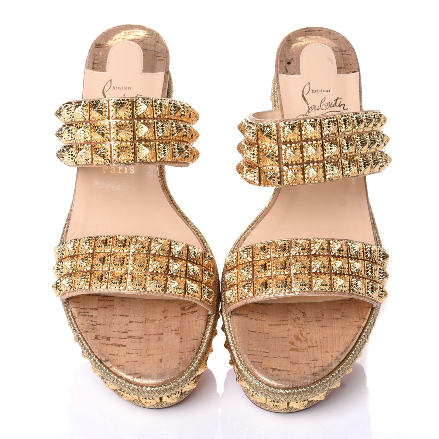 Liege Pepite 60 Platform Sandals 40 Version Gold
