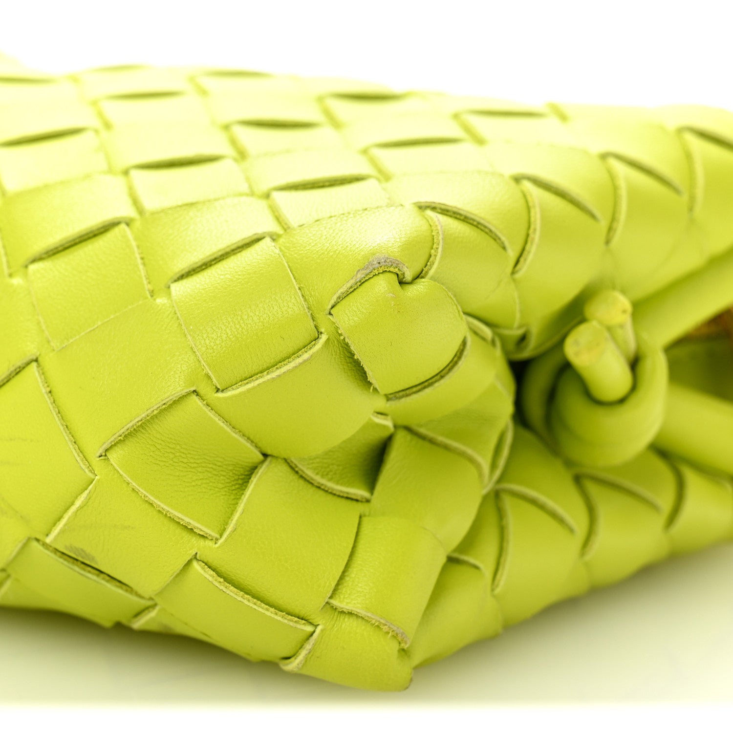 Bottega Veneta Nappa Intrecciato Mini Loop Camera Bag Acid Kiwi 9 of 9