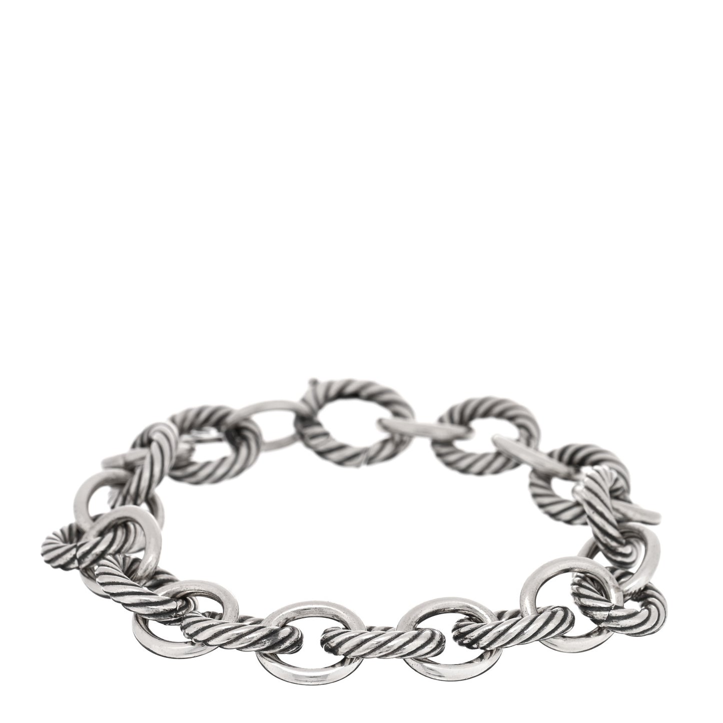 Sterling Silver 10mm Medium Oval Link Bracelet