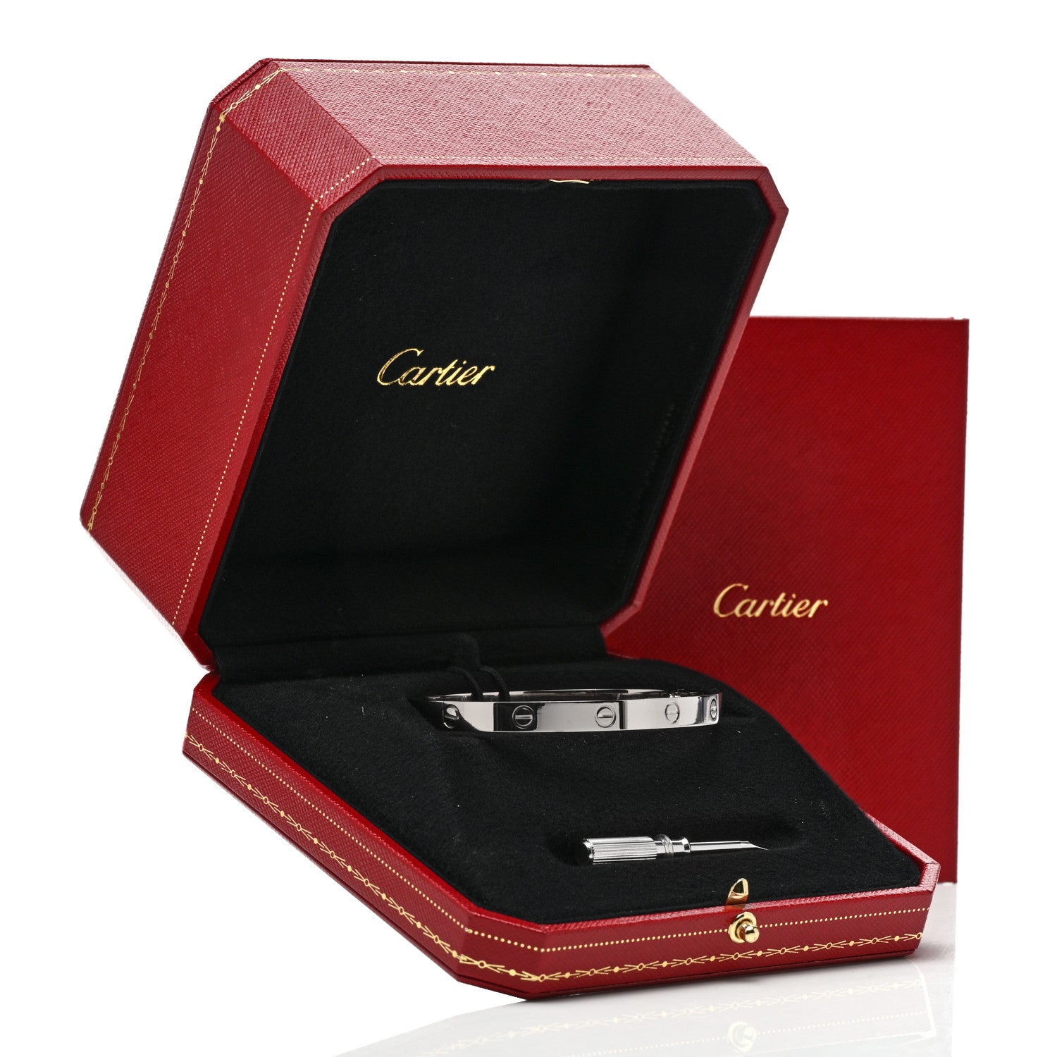 Cartier 18K White Gold LOVE Bracelet 20 6 of 6