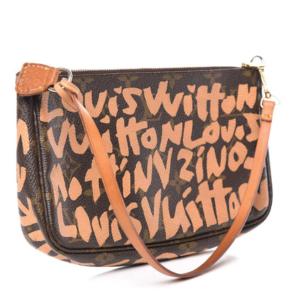 Louis Vuitton Monogram Graffiti Pochette Accessories Peach 3 of 15