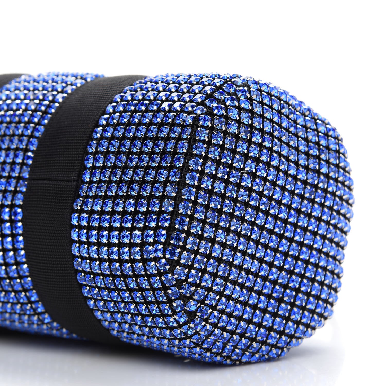 Alexander Wang Mesh Crystal Rhinestone Mini Cruiser Duffle Cobalt 9 of 9