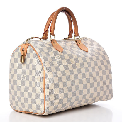 Louis Vuitton Damier Azur Speedy 30 3 of 19