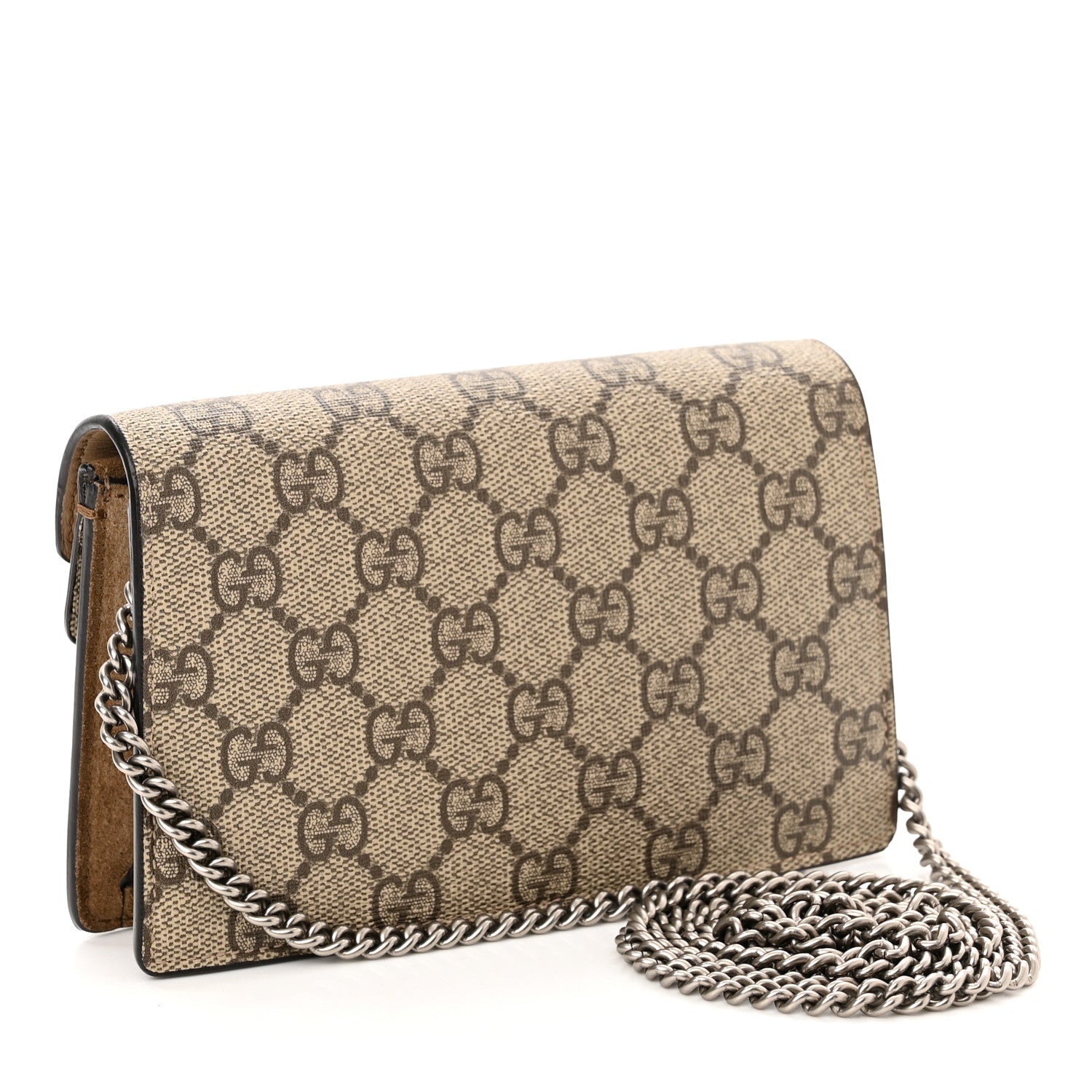 Gucci GG Supreme Monogram Super Mini Dionysus Shoulder Bag Taupe 3 of 10