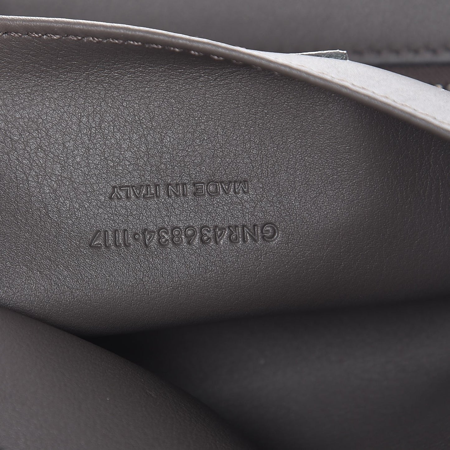Smooth Calfskin Crocodile Embossed Baby Monogram Downtown Cabas Earth
