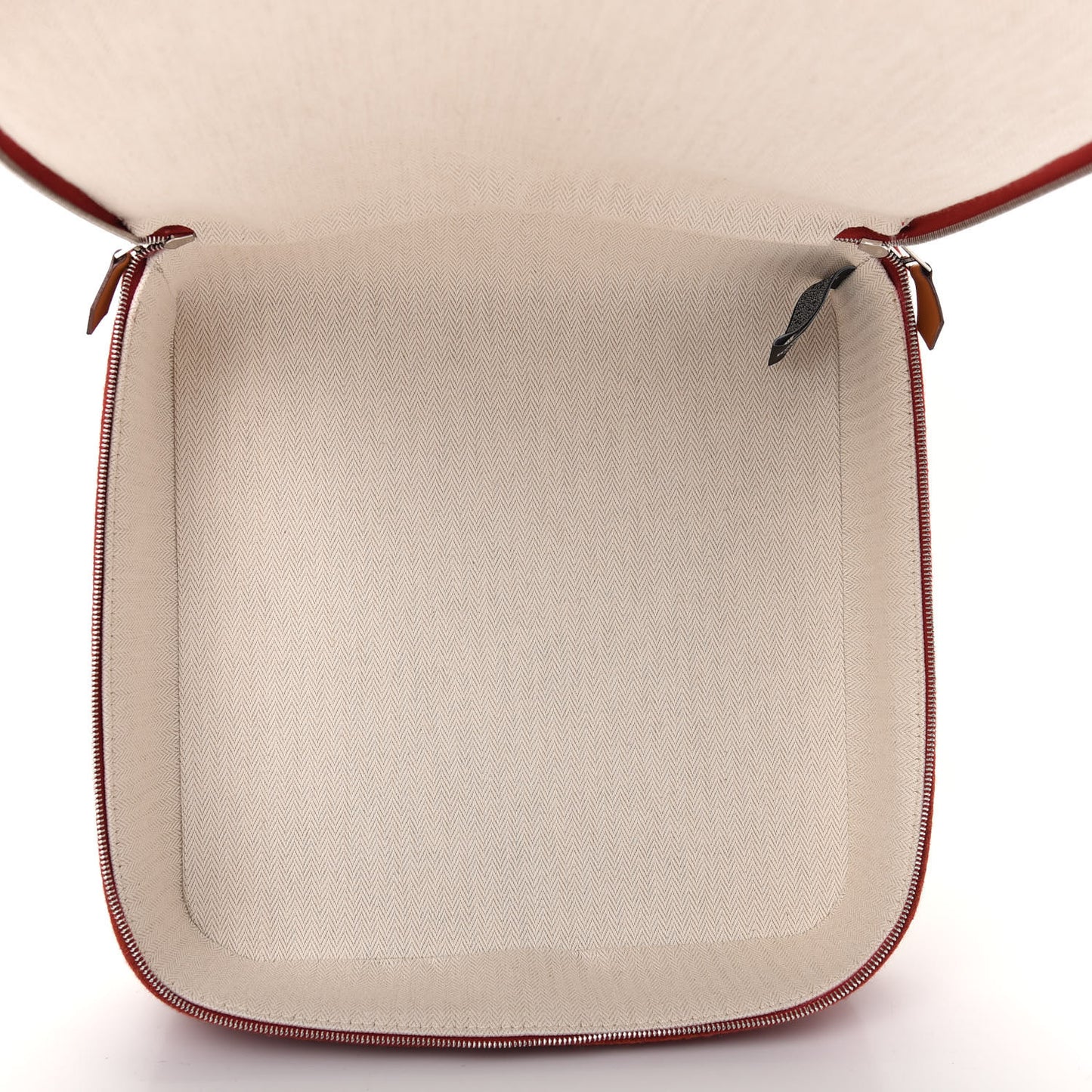 Wool Cashmere Paddock GM Jewelry Case Terracotta