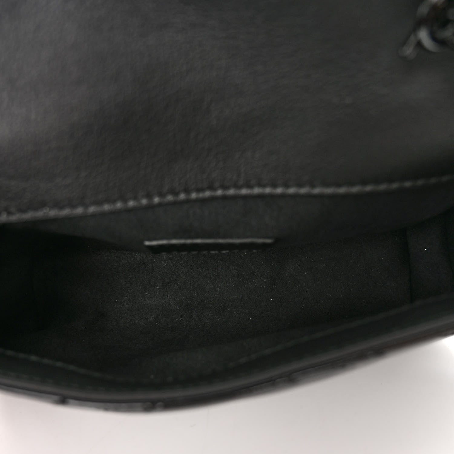 Gucci Patent Lambskin Enamel Matelasse Monochrome Super Mini GG Marmont Shoulder Bag Black 5 of 9