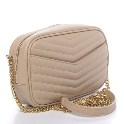 Saint Laurent Grain De Poudre Matelasse Monogram Mini Lou Camera Bag New Powder 3 of 11