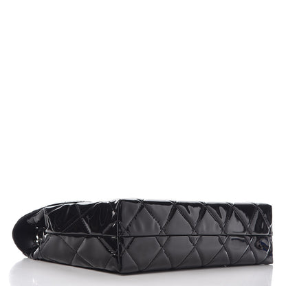 Chanel Vinyl Quilted In the Business Flap Bag Black 5 of 11