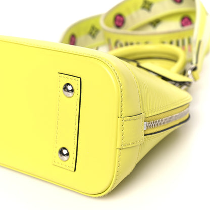 Louis Vuitton Epi Jacquard Alma BB Yellow Citron 8 of 11