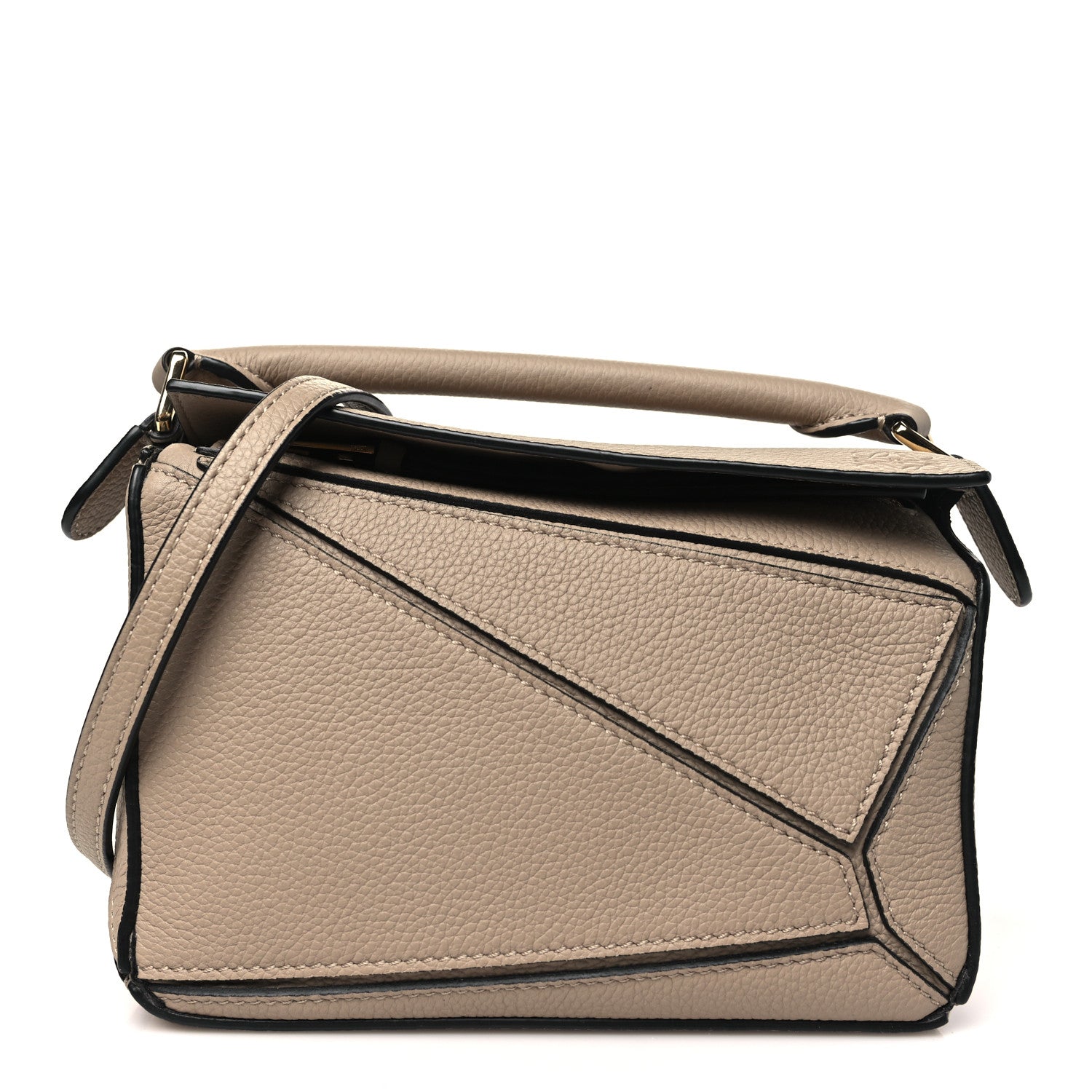 Loewe Calfskin Mini Puzzle Bag Sand 1 of 9