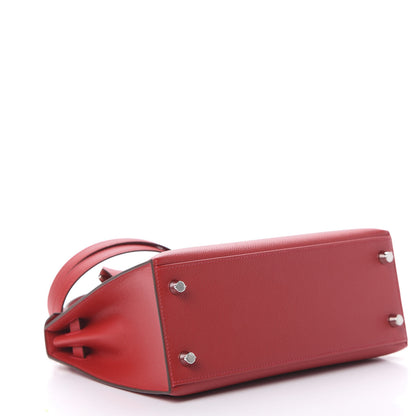 Hermes Epsom Kelly Sellier 25 Rouge Casaque 3 of 10