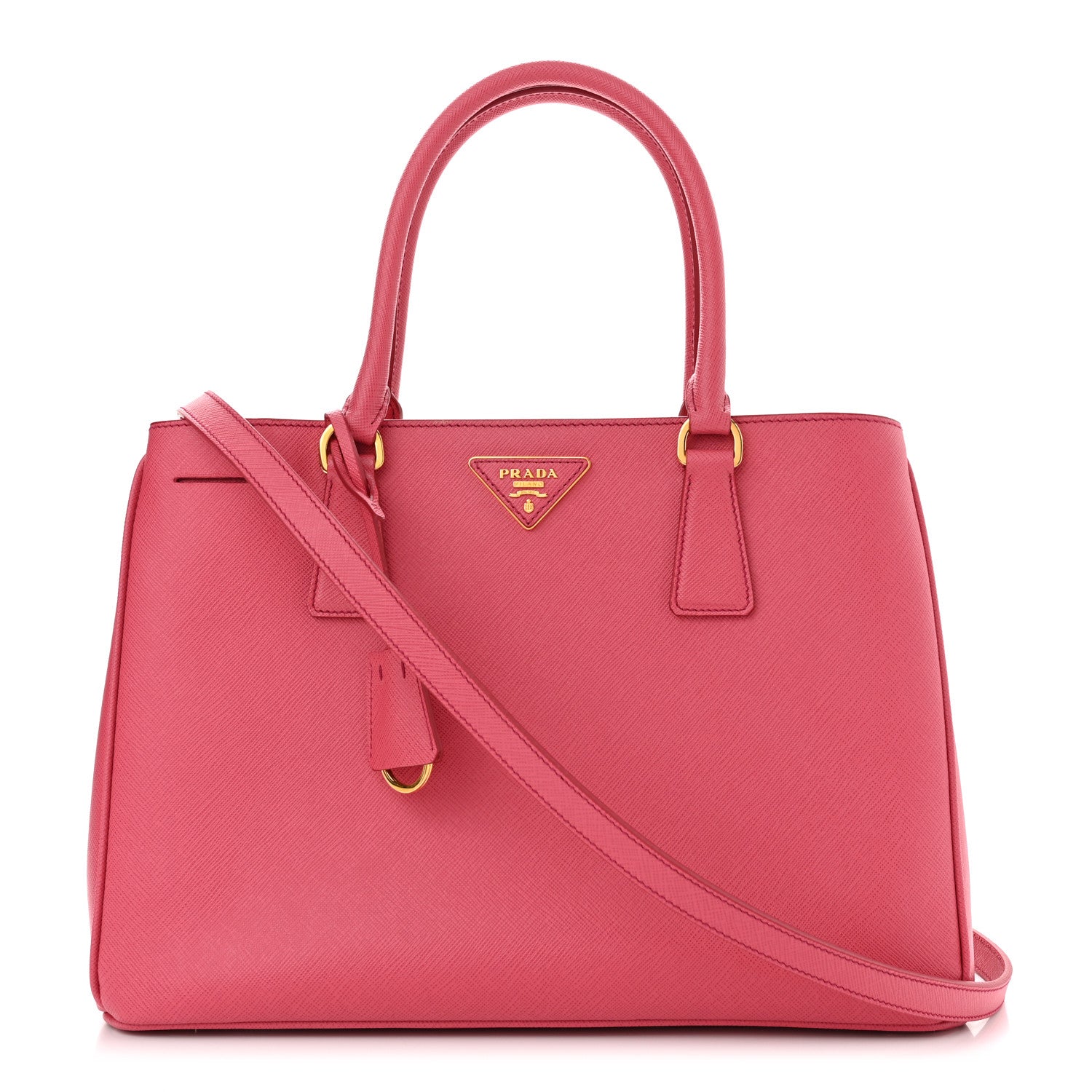 Prada Saffiano Small Galleria Double Zip Tote Tamaris 1 of 10