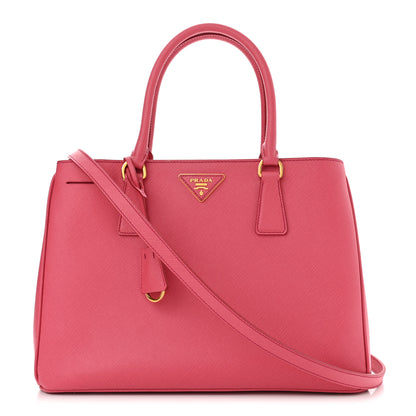 Prada Saffiano Small Galleria Double Zip Tote Tamaris 1 of 10
