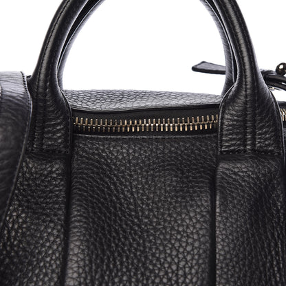 Alexander Wang Pebbled Lambskin Rockie Black Pale Gold Hardware 8 of 10