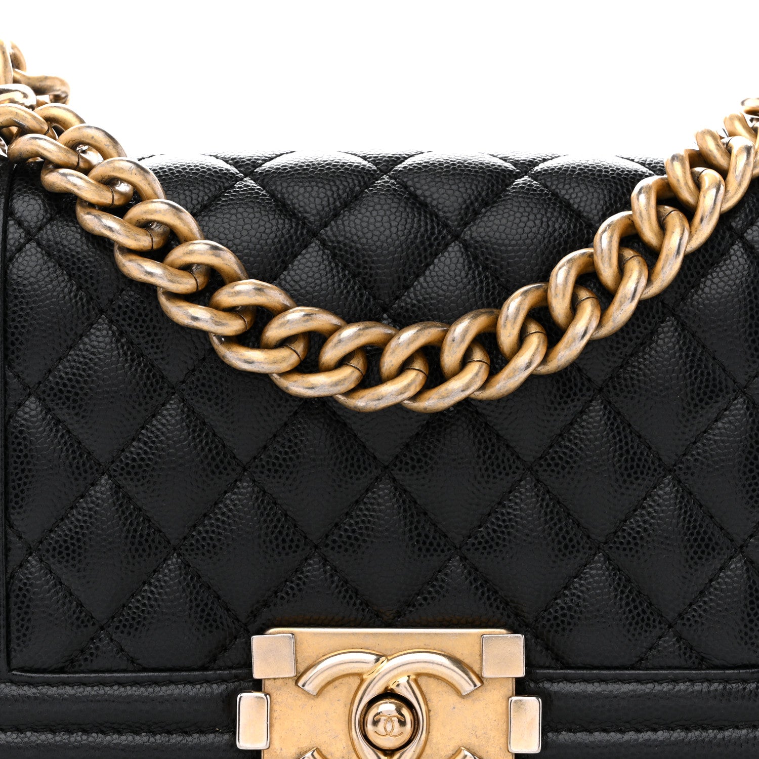 Chanel Caviar Quilted Small Boy Flap Black 8 of 14