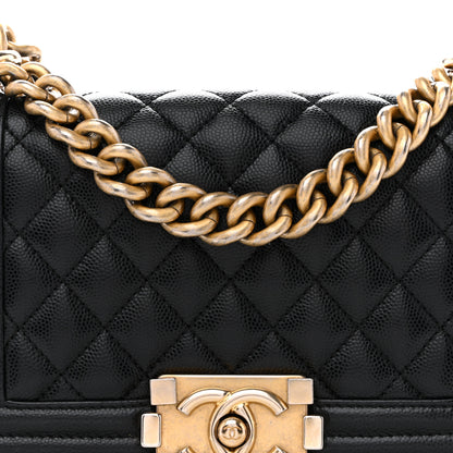 Chanel Caviar Quilted Small Boy Flap Black 8 of 14