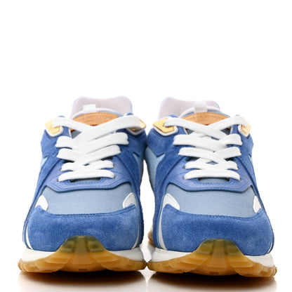 Louis Vuitton Suede Run Away Sneakers 37 Blue 2 of 8