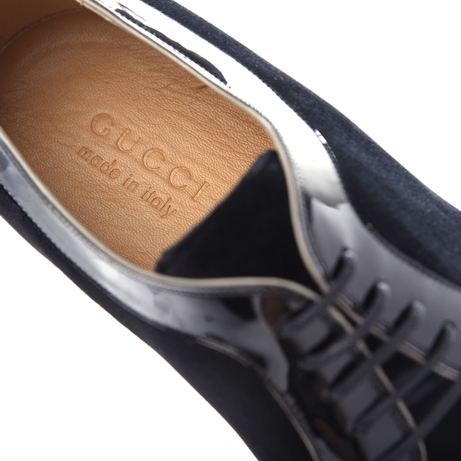 Gucci Velvet Mens Réveille L'Amour Loafers 10 Black 8 of 11
