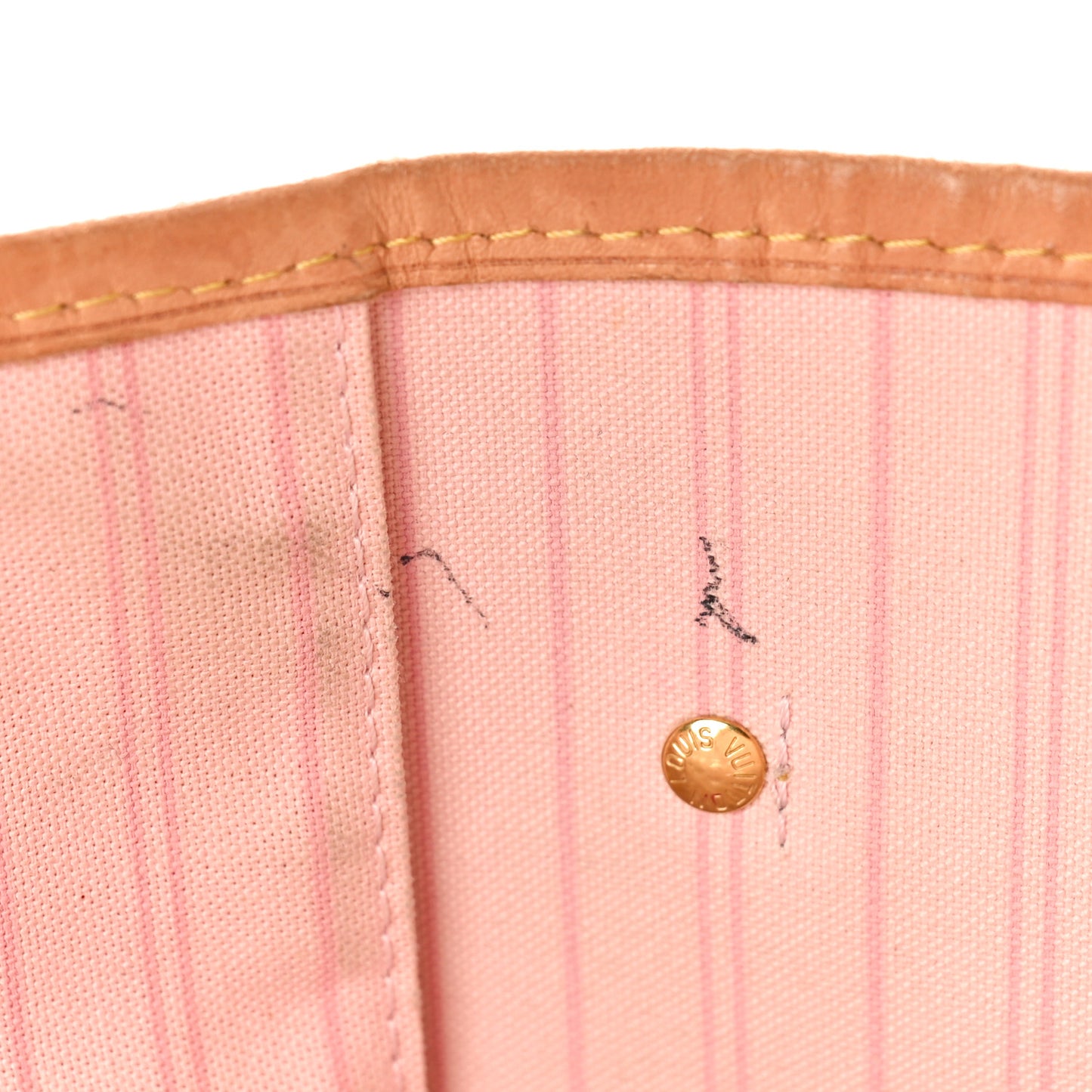 Damier Azur Neo Neverfull MM Rose Ballerine