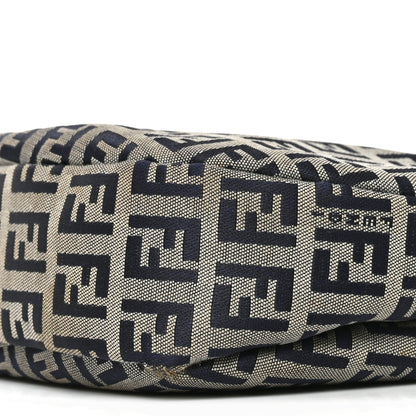 Fendi Zucchino Hobo Navy 10 of 10