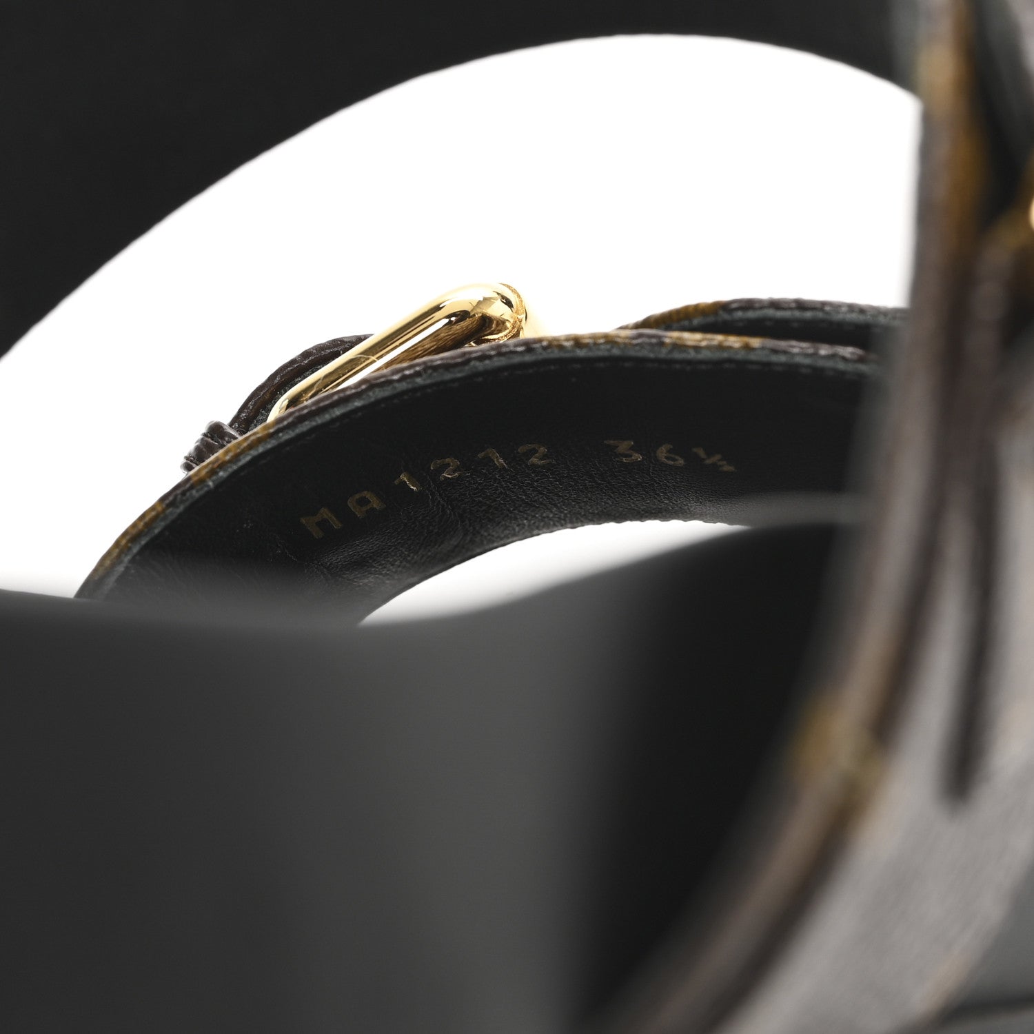Louis Vuitton Monogram Bom Dia Mule Sandals 36.5 Black 8 of 9