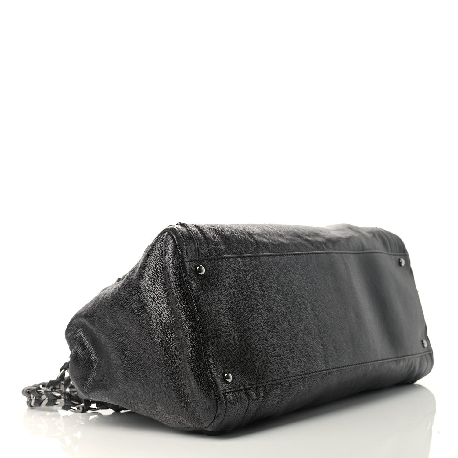 Chanel Glazed Caviar East West Modern Chain Tote Black 4 of 16