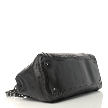 Chanel Glazed Caviar East West Modern Chain Tote Black 4 of 16