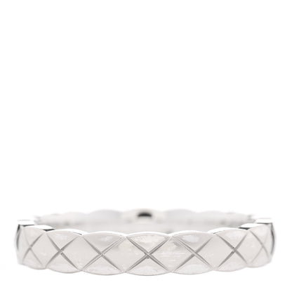 Chanel 18K White Gold Mini Coco Crush Ring 53 6.25 3 of 4