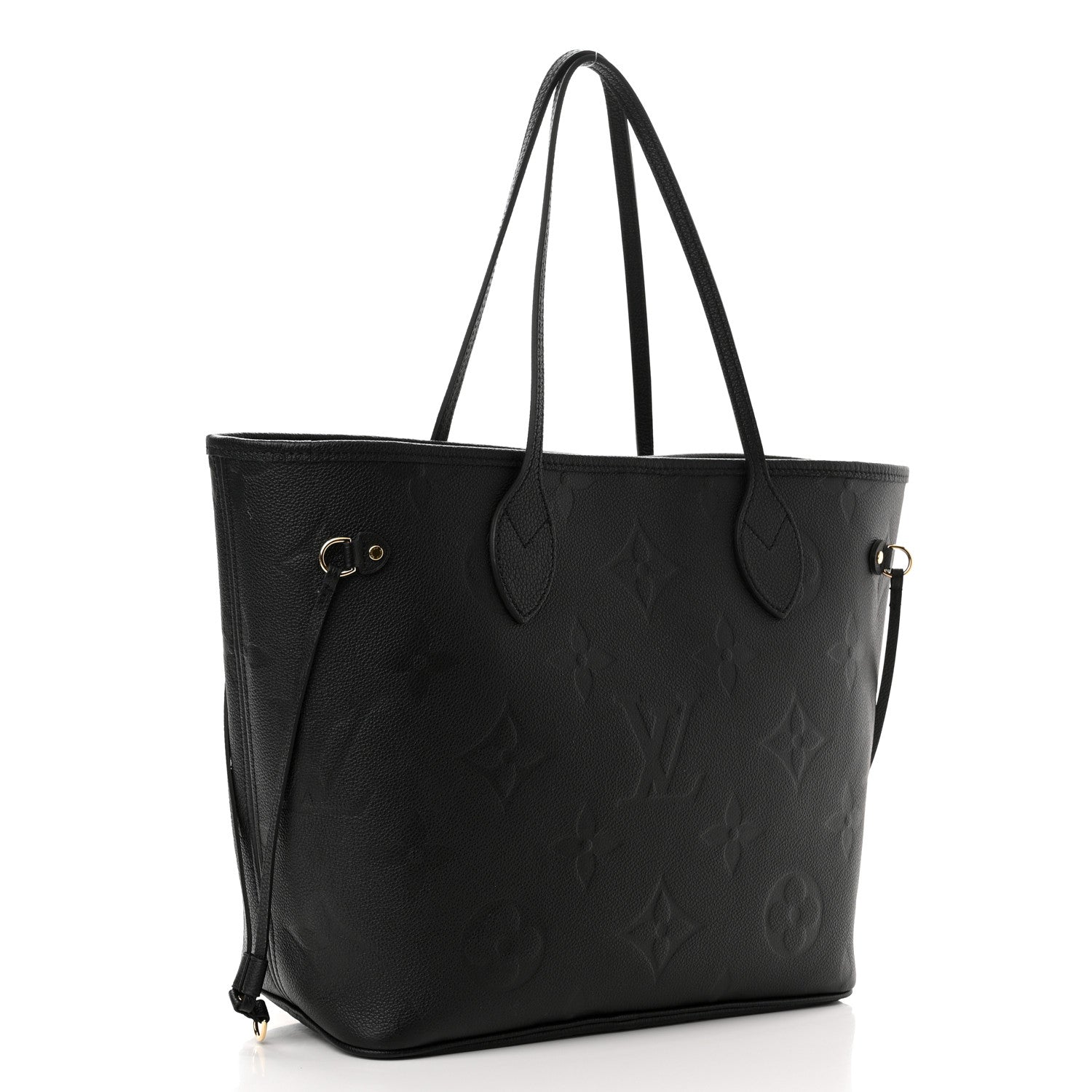 Louis Vuitton Empreinte Monogram Giant Neverfull MM Black 4 of 10