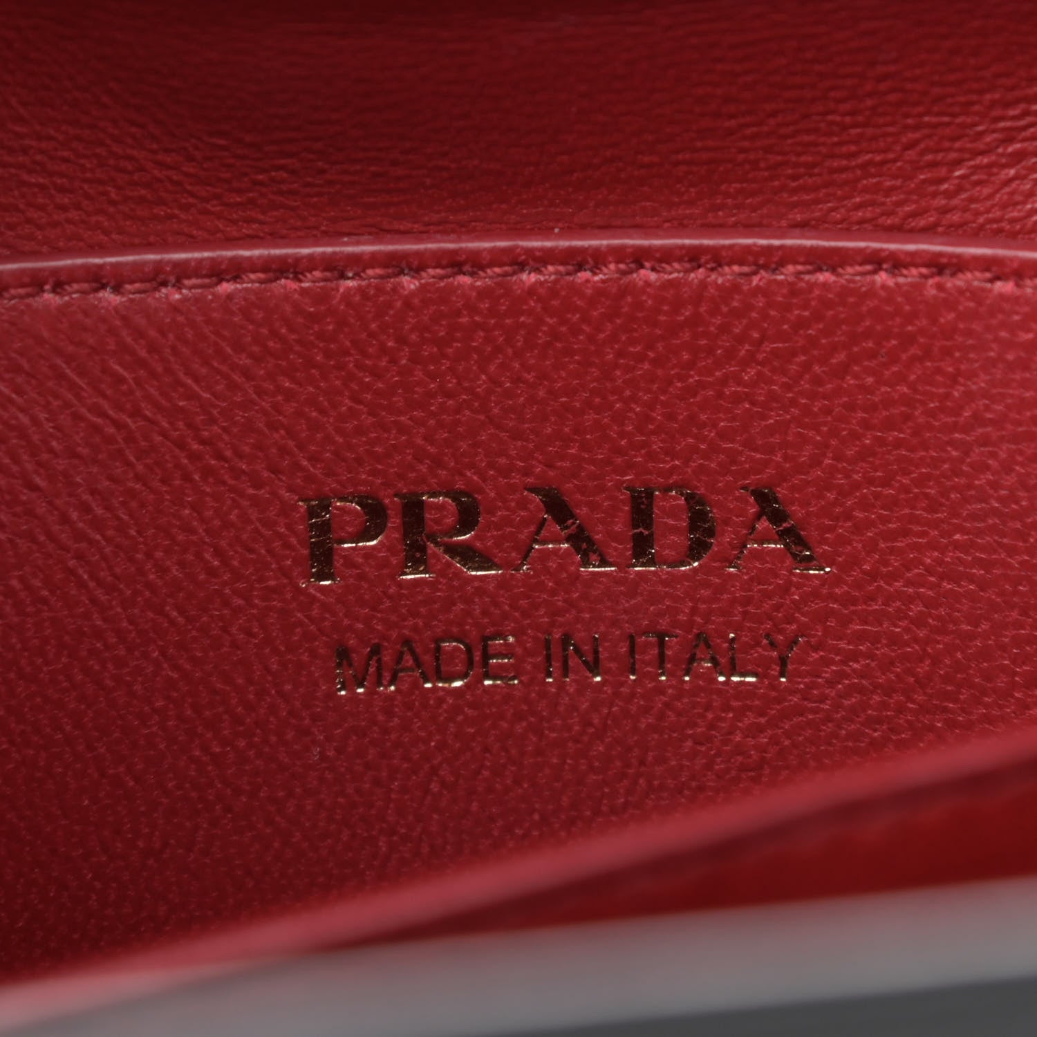 Prada Saffiano Cuir Small Double Bag Black Fuoco 6 of 10