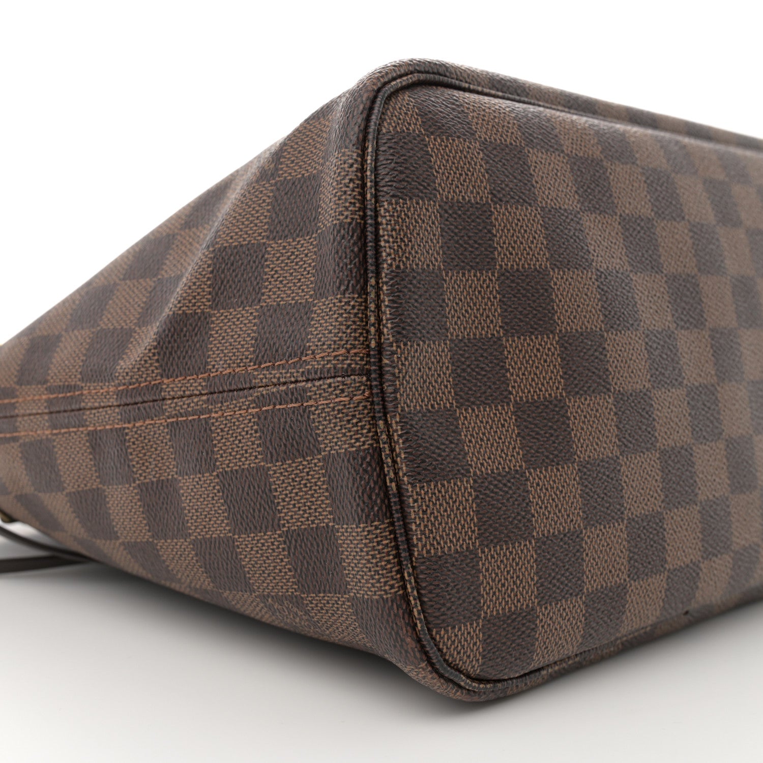 Louis Vuitton Damier Ebene Neo Neverfull MM Rose Ballerine 9 of 10