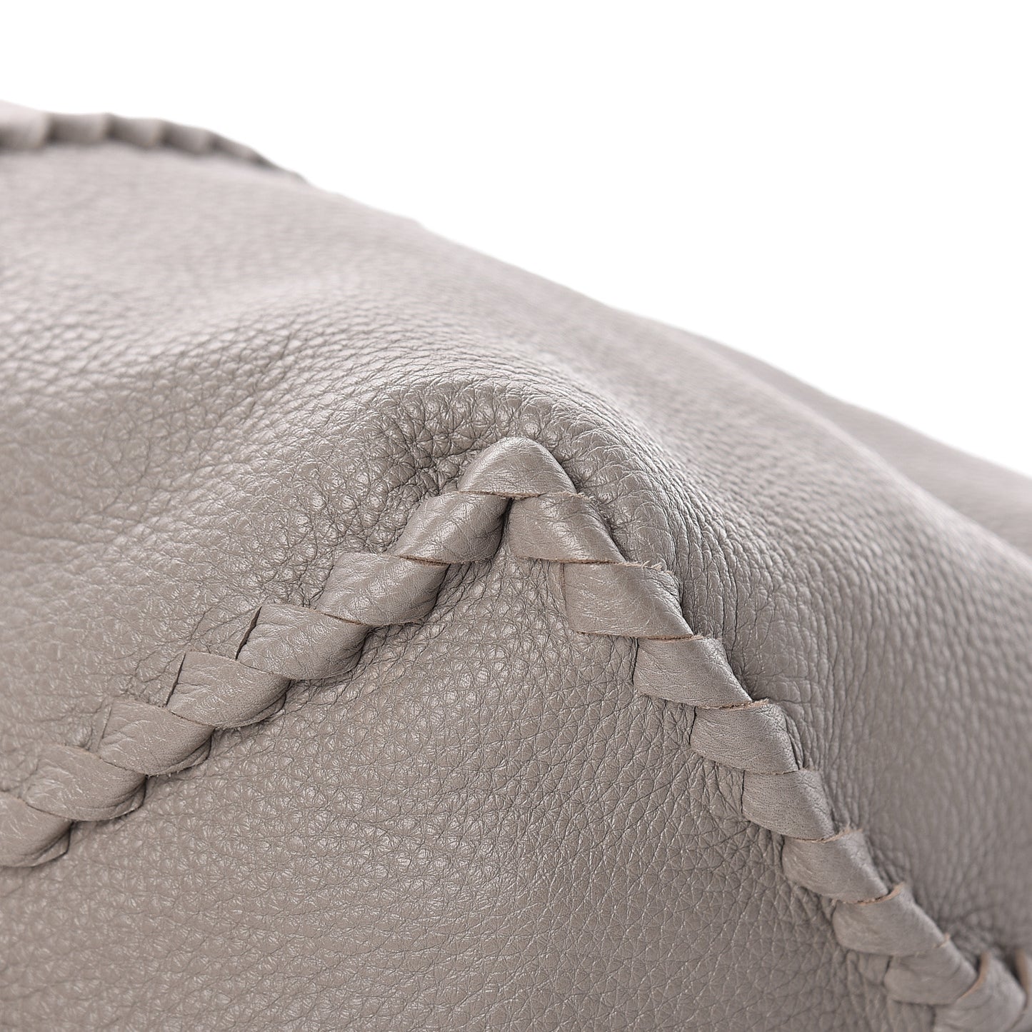 Cervo Deerskin Hobo Light Grey