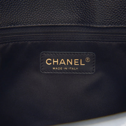 Chanel Caviar Quilted Grand Shopping Tote GST Black 6 of 7