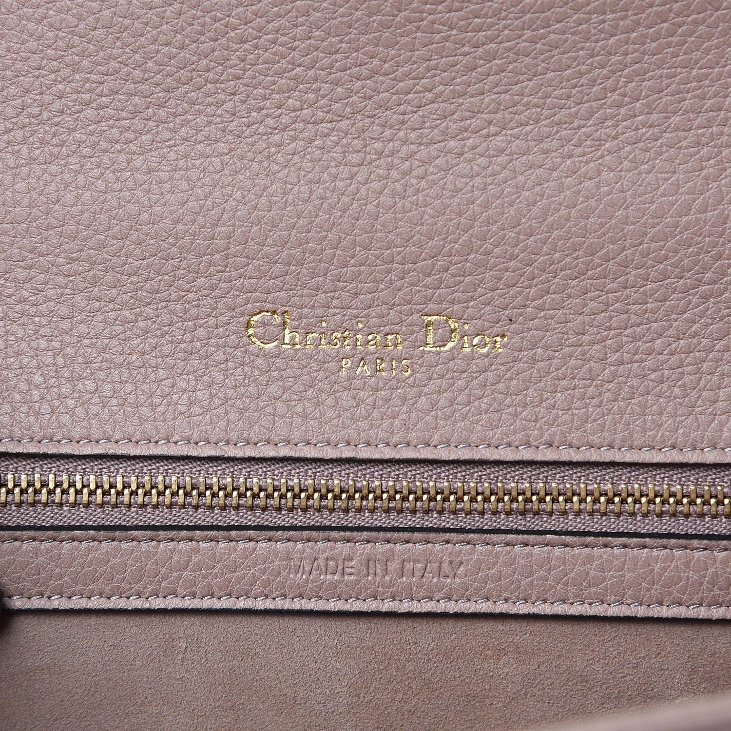 Christian Dior Grained Calfskin Small Diorama Flap Bag Taupe 6 of 9