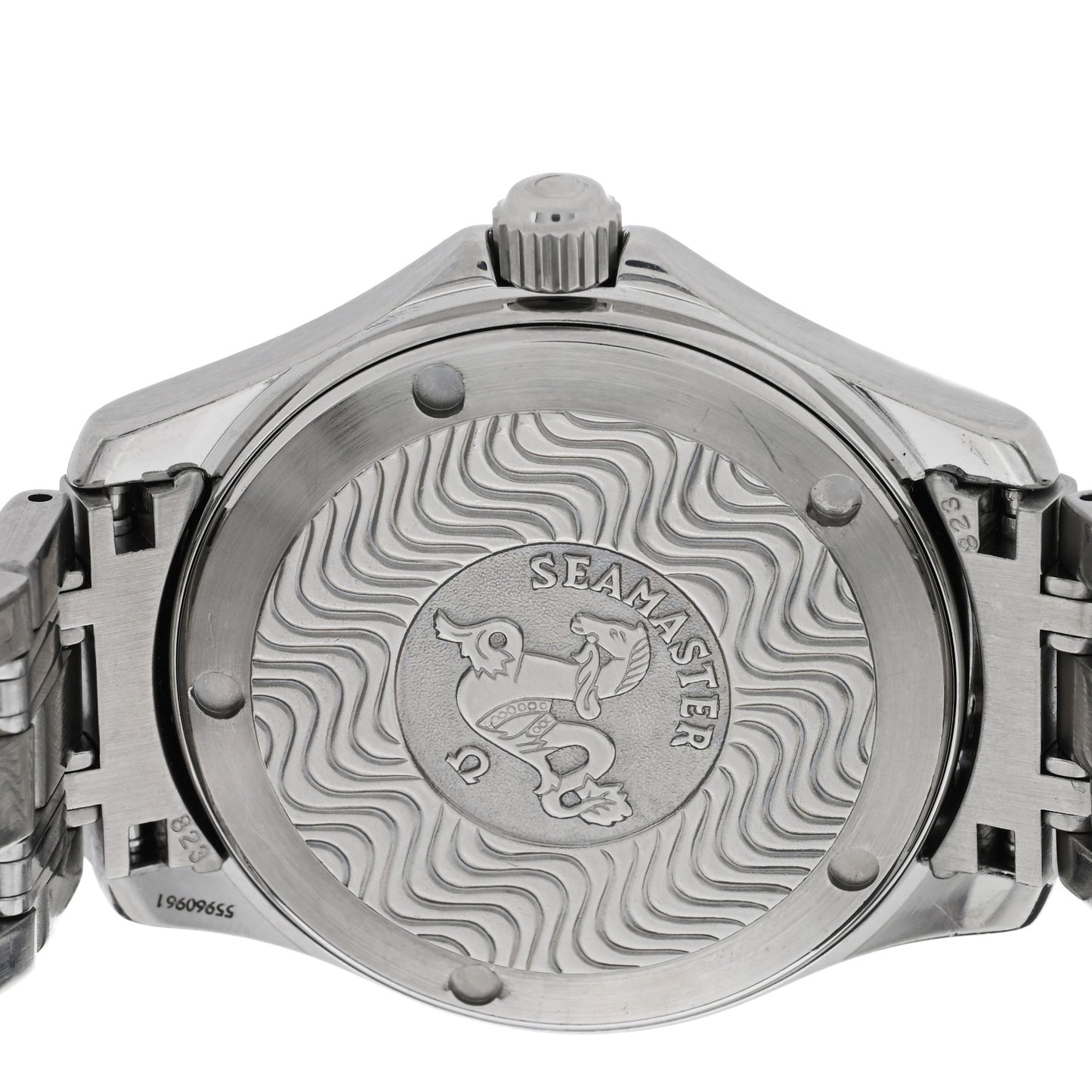 Stainless Steel 36mm Seamaster 120M Quartz Watch Blue 2511.81