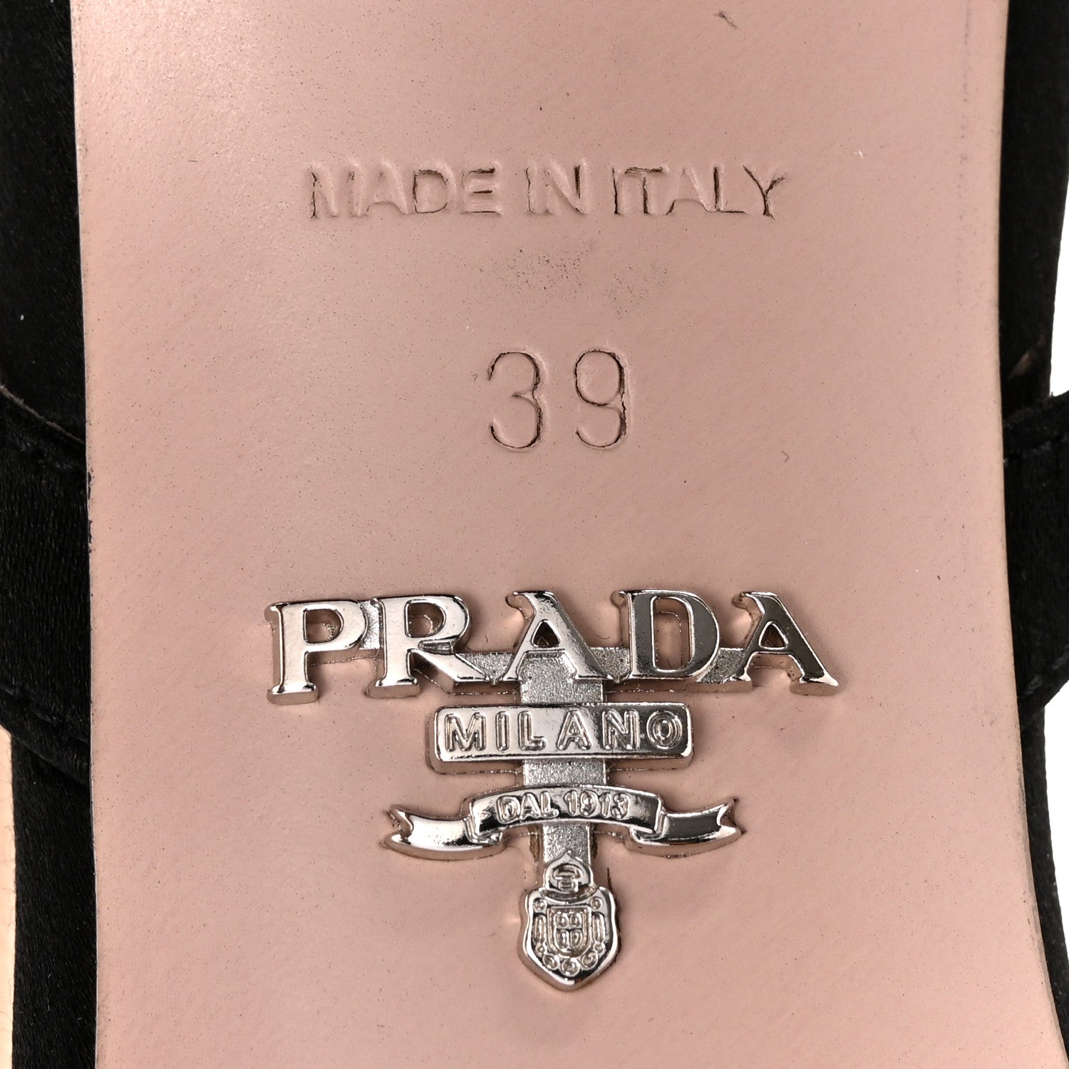 Prada Satin Bow Pointed Toe Slingback Pumps 39 Black 8 of 9