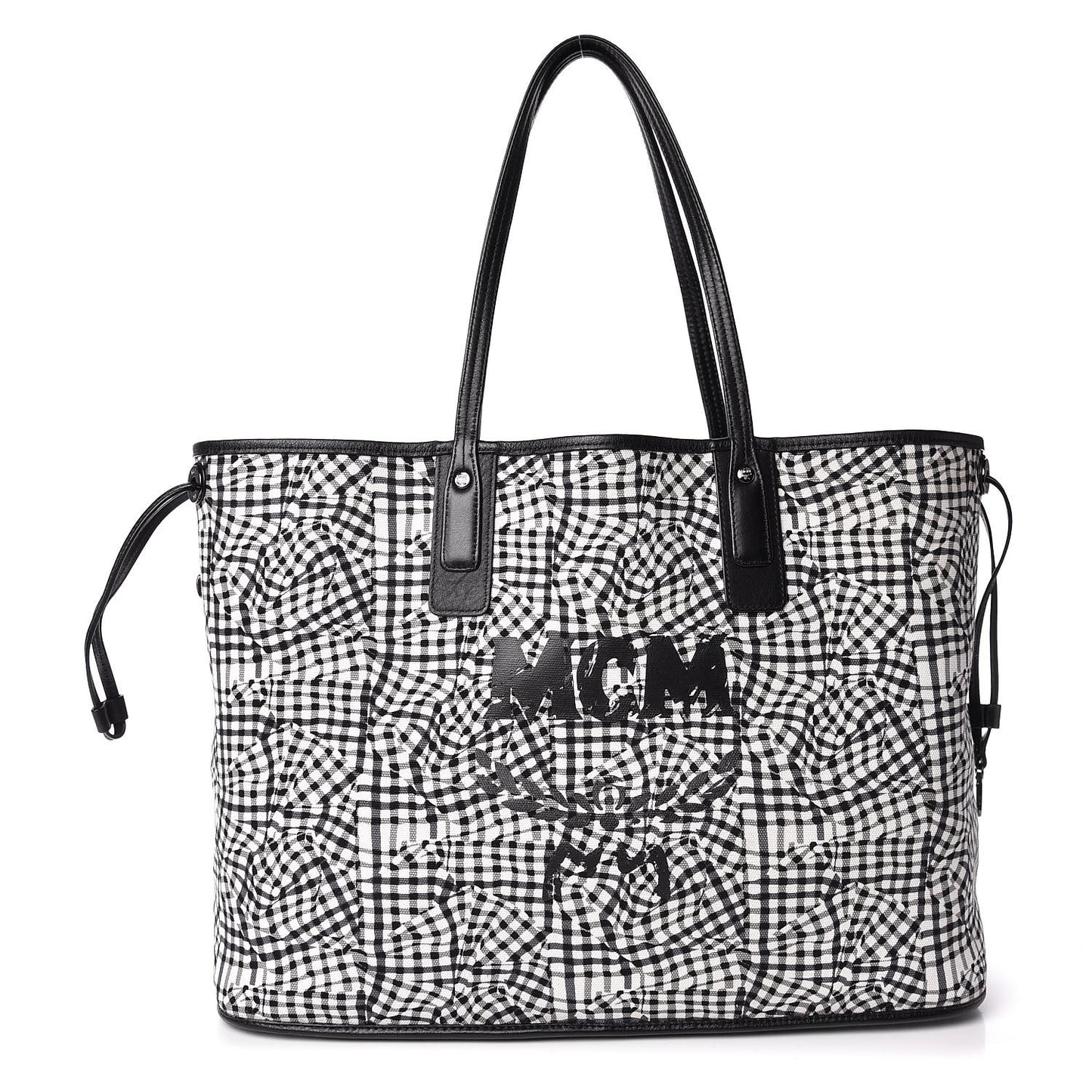 Visetos Large Liz Reversible Shopper Tote Black